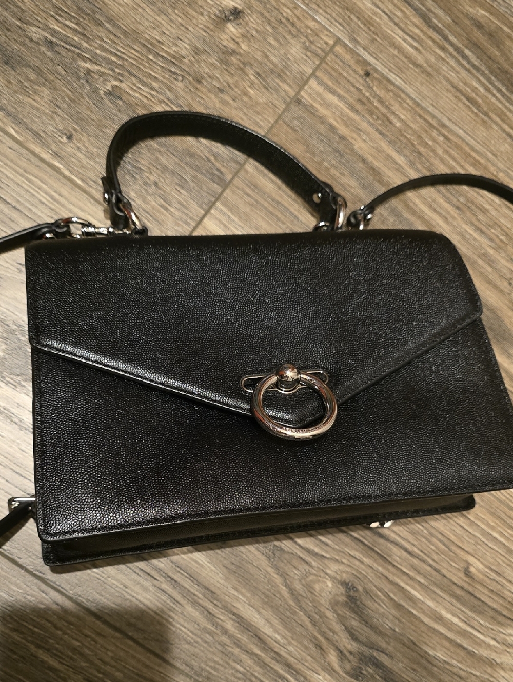 Rebecca Minkoff - Jean Convertible Bag with Silver Ring Accent